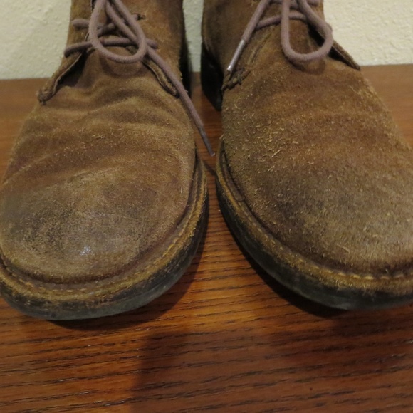 Frye Oliver fatigue suede chukka boots shoes